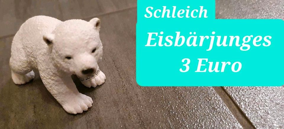 %Verschiedene Schleich Tiere Pferde, Ferkel,Esel,Kuh, Ente, Gans in Waldbrunn