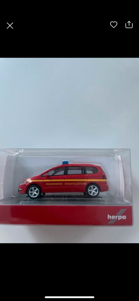 VW Sharan Feuerwehr Herpa in Achim