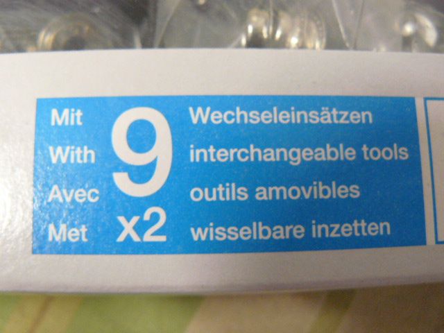 Befestigungwerkzeug mit Wechseleinsätzen in Halver