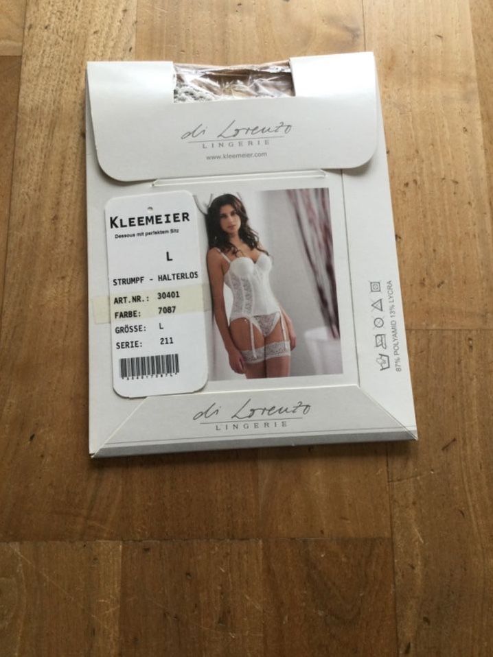 Di Lorenzo Lingerie Corsage Ivory und, halterlose Strümpfe in Haslach im Kinzigtal