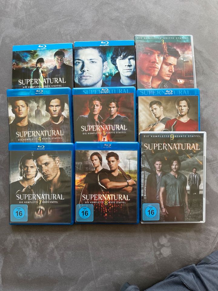 Supernatural Serie Staffel 1 - 9 Blu-Ray und DVD in Bielefeld