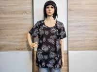 Sehr schönes T-Shirt in schwarz mit weiße Blumen von Okey Berlin - Hellersdorf Vorschau