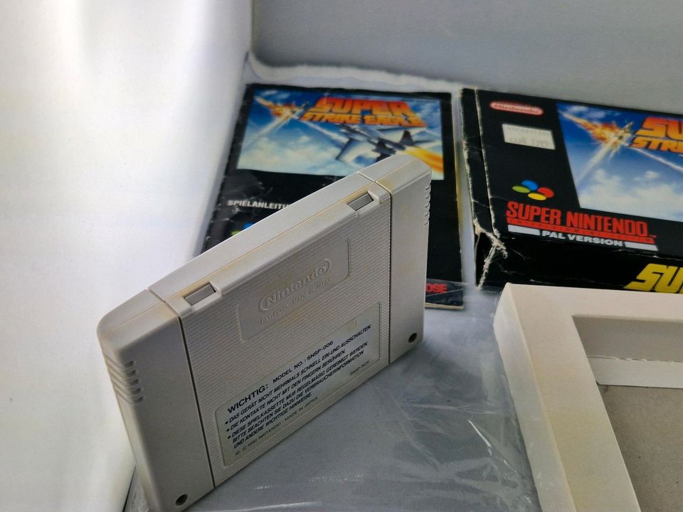 SNES Super Nintendo Spiel Super Strike Eagle mit OVP Verpackung in Villingen-Schwenningen