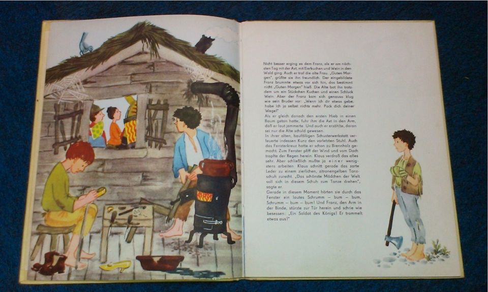 Vintage DDR Kinderbuch Buch Die goldene Gans 1963 in Köln