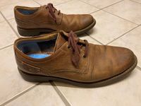 Schöne Leder Herren-Halbschuhe von Clarks, Gr. 42 mit rutschfeste Hessen - Limburg Vorschau