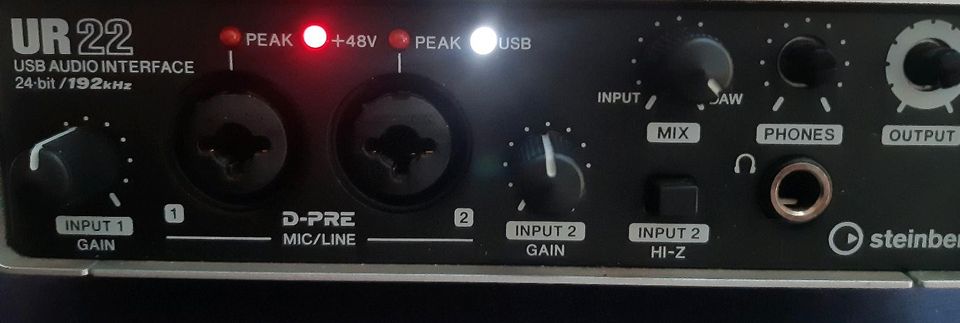 Steinberg UR22 Interface 24 bit / 192 kHz USB Audio - Schwarz in Berlin