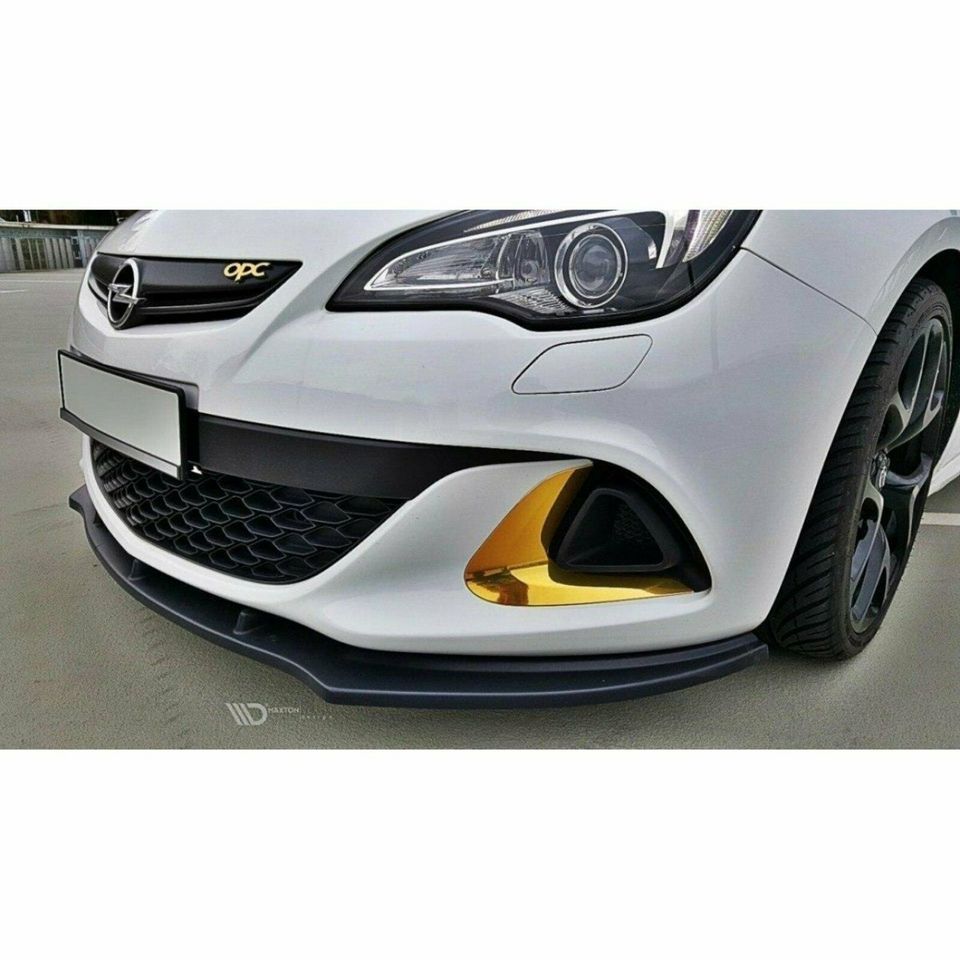 Cup Spoilerlippe Front Ansatz OPEL ASTRA J OPC / VXR v.1 schwarz in Bruchhausen-Vilsen