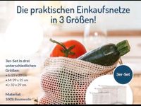Einkaufsnetz Gemüse Obst 3er Set Beutel Baumwolle 3 Größen Sachsen-Anhalt - Salzwedel Vorschau
