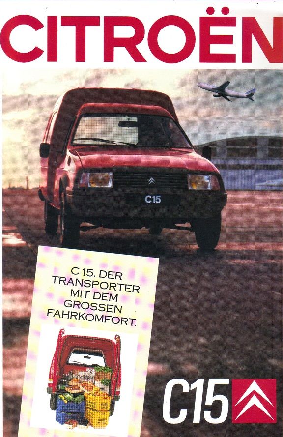 Citroen C 15 Kleintransporter, Prospekt 7/1987 in Lippstadt