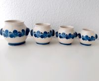 4 Keramikbehälter Set, weiss/blau Baden-Württemberg - Pleidelsheim Vorschau