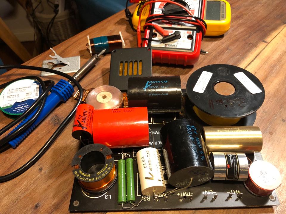 Umbau Tuning Frequenzweichen Mivoc 740 Lautsprecher Upgrade in Berlin