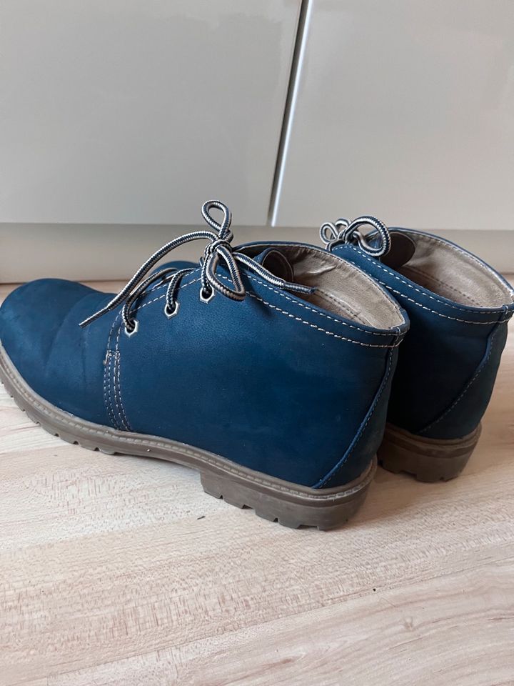 Dunkelblaue halbhohe Schuhe von Landrover Gr. 38 in Leipzig