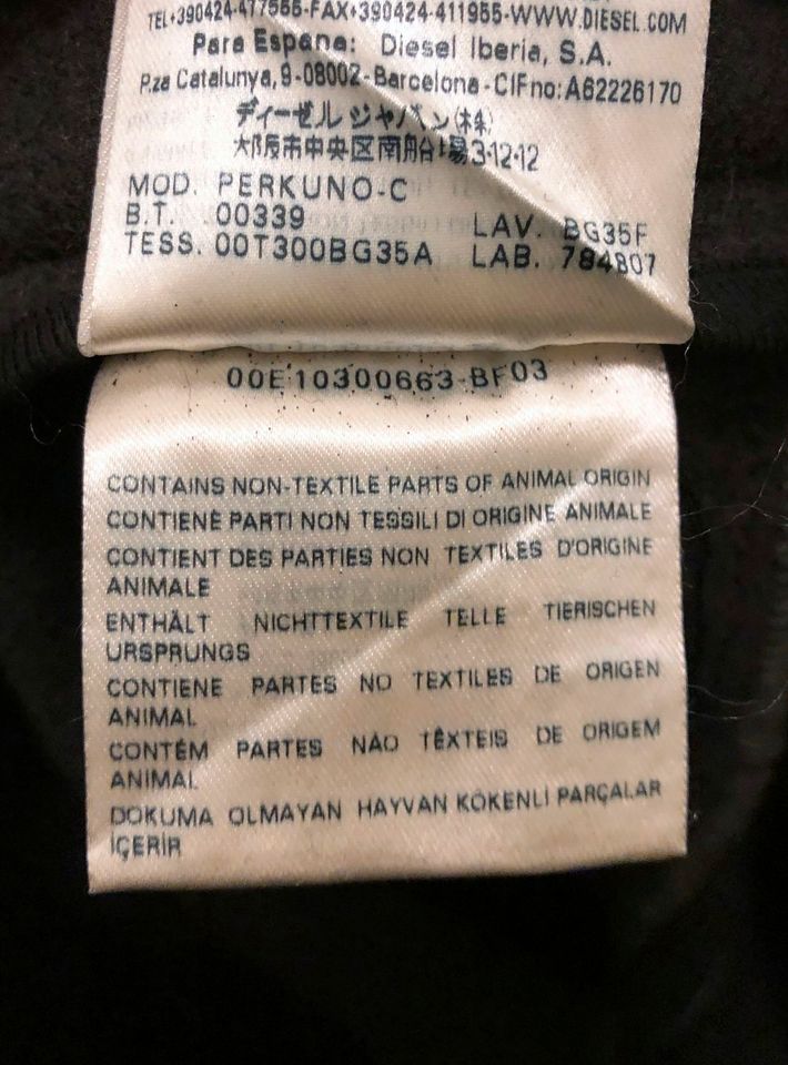 Diesel Black Gold Jeans Perkuno-C Gr. 40 Filz Wolle coated in Berlin