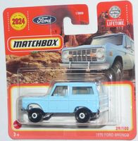 Matchbox 2024 #29/100 1970 Ford Bronco NEU OVP MAN 1432 Sachsen - Pegau Vorschau