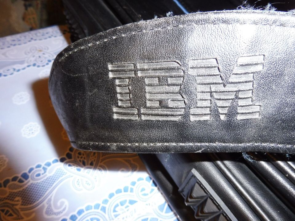IBM Tasche Laptoptasche Bürotasche Echtleder Sammlerstück in Münsingen