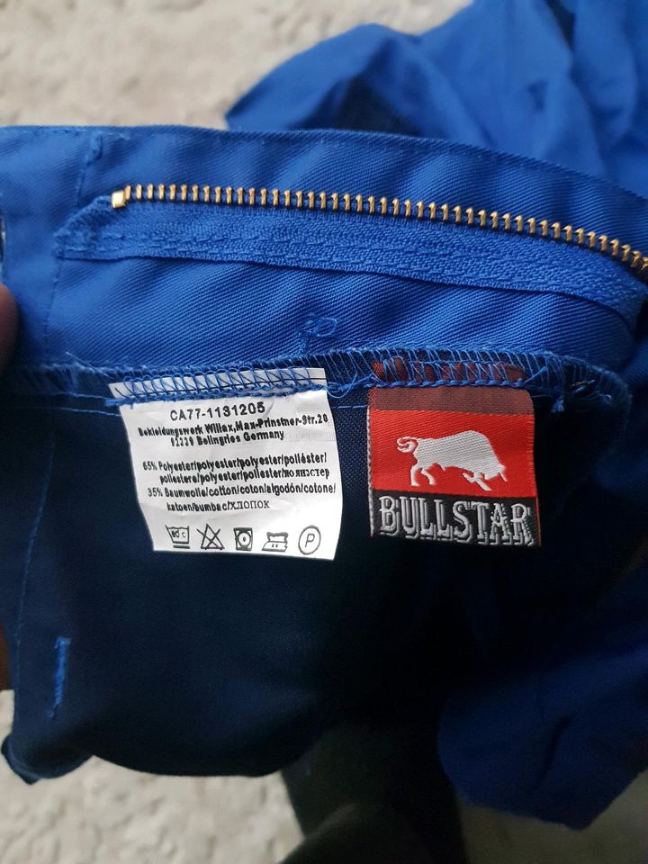 Kurze Arbeitshose, Shorts, Bullstar Arbeitsshort Evo Blau Größe in Duisburg