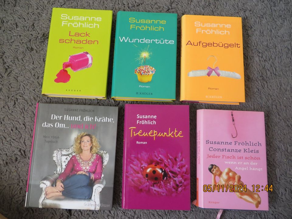 Susanne Fröhlich 12 Romane Größtenteils unbelesen.  Gebunden in Gerolstein