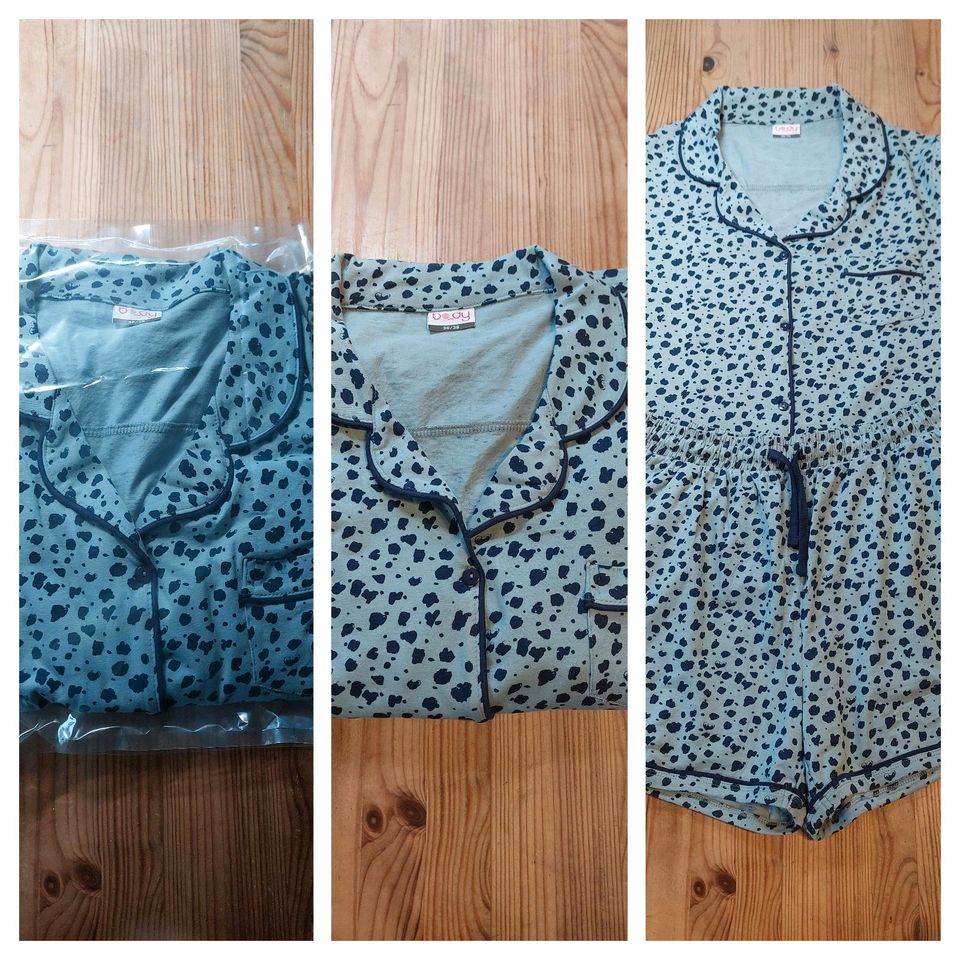 NEU  Damen Pyjama Größe 36 / 38 Gr.S Gr.M in Bedburg