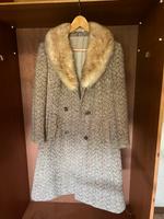 Mantel reine Schurwolle, Pelz, Made in Germany Hessen - Ludwigsau Vorschau