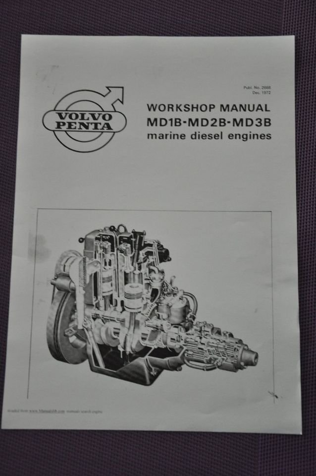 Volvo Penta MD1B,MD2B,MD3B Workshop Manual (Reparaturanleitung) in  Schleswig-Holstein - Glückstadt | Bootszubehör kaufen | eBay Kleinanzeigen  ist jetzt Kleinanzeigen