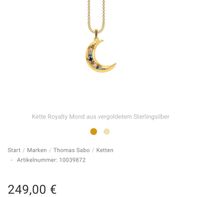 Goldkette Thomas Sabo Mond   Neupreis 249€ Berlin - Charlottenburg Vorschau