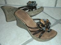 Sandalette Graceland braun Flower, Gr. 36 - wie NEU! Bayern - Zeil Vorschau