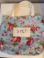 Beutel Tasche Sylt Blumen Rosen Handarbeit Shopper Tragetasche Baden-Württemberg - Nußloch Vorschau