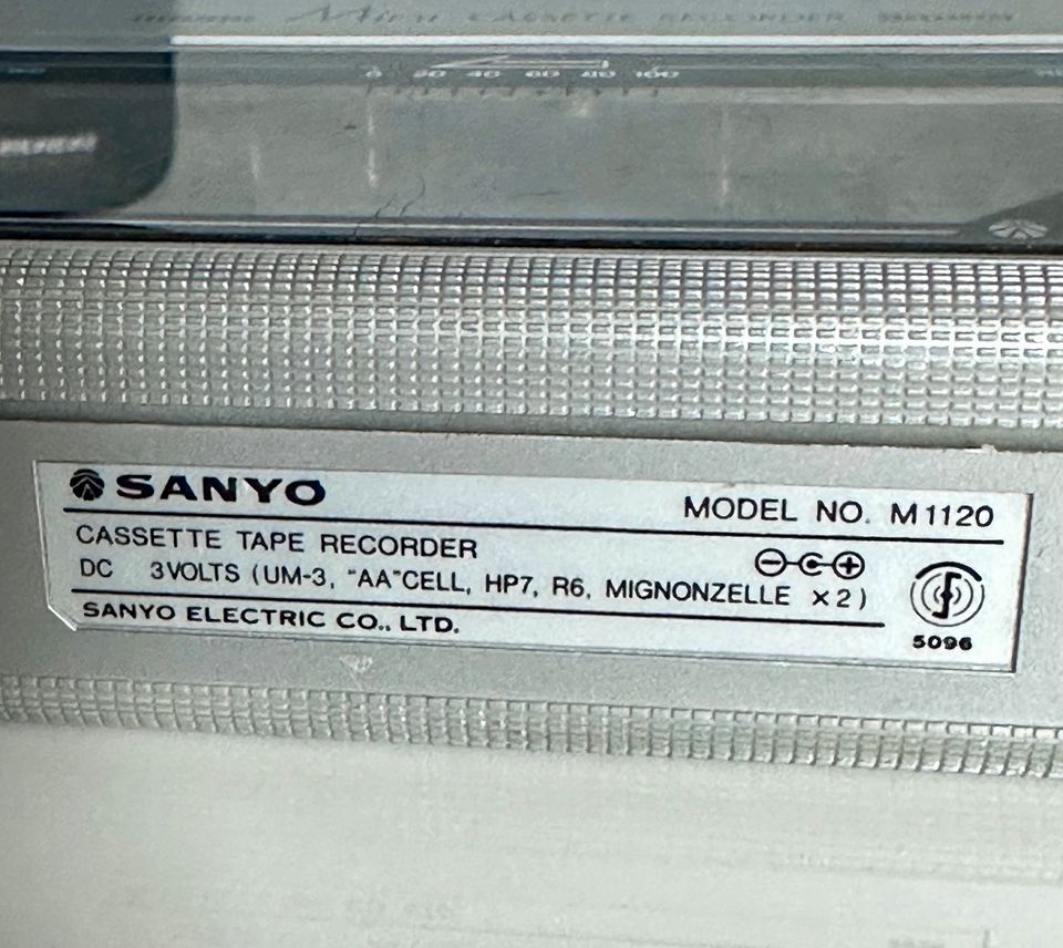 Sanyo M 1120 Walkman Kassetten Player/ Recorder Vintage in Frankfurt am Main