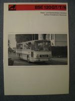 Büssing Original Typenblatt Bus BSE 120 GT/T/N Reisebus von 1971 Niedersachsen - Braunschweig Vorschau