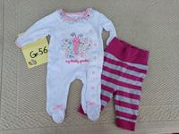 Strampler Hose Gr. 56 baby club C&A Topomini Schmetterling Niedersachsen - Eicklingen Vorschau