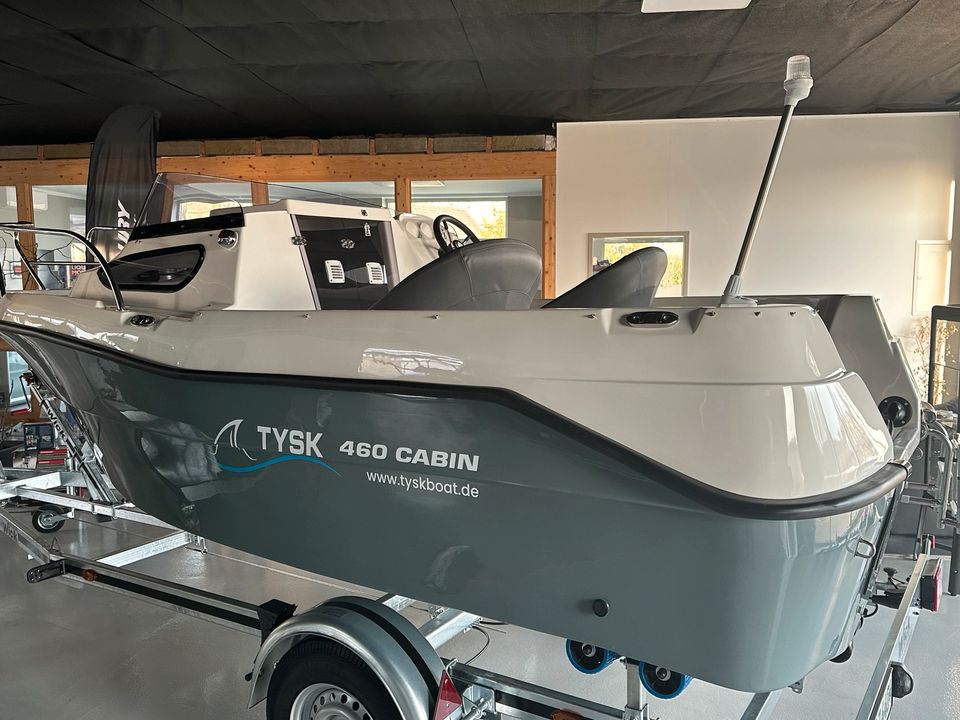 Tysk C460 cabin Angelboot Sportboot Motorboot in Calbe (Saale)