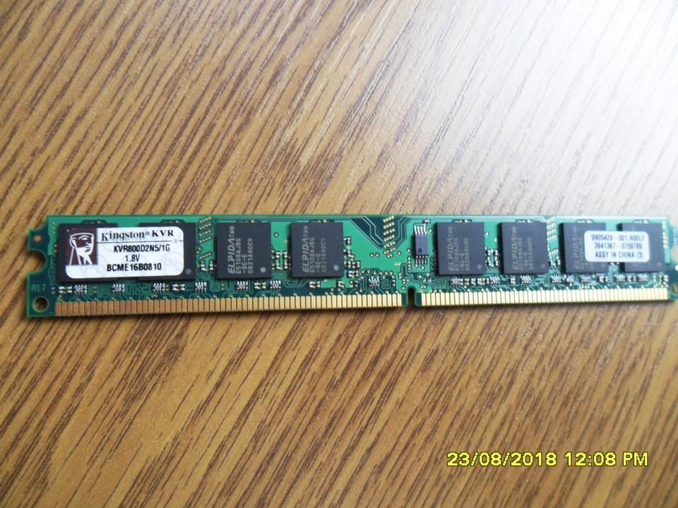 1 GB RAM Kingston KVR800/D2N5/1G(BCME-16B08 10)DDR2-800 PC6400 in Castrop-Rauxel