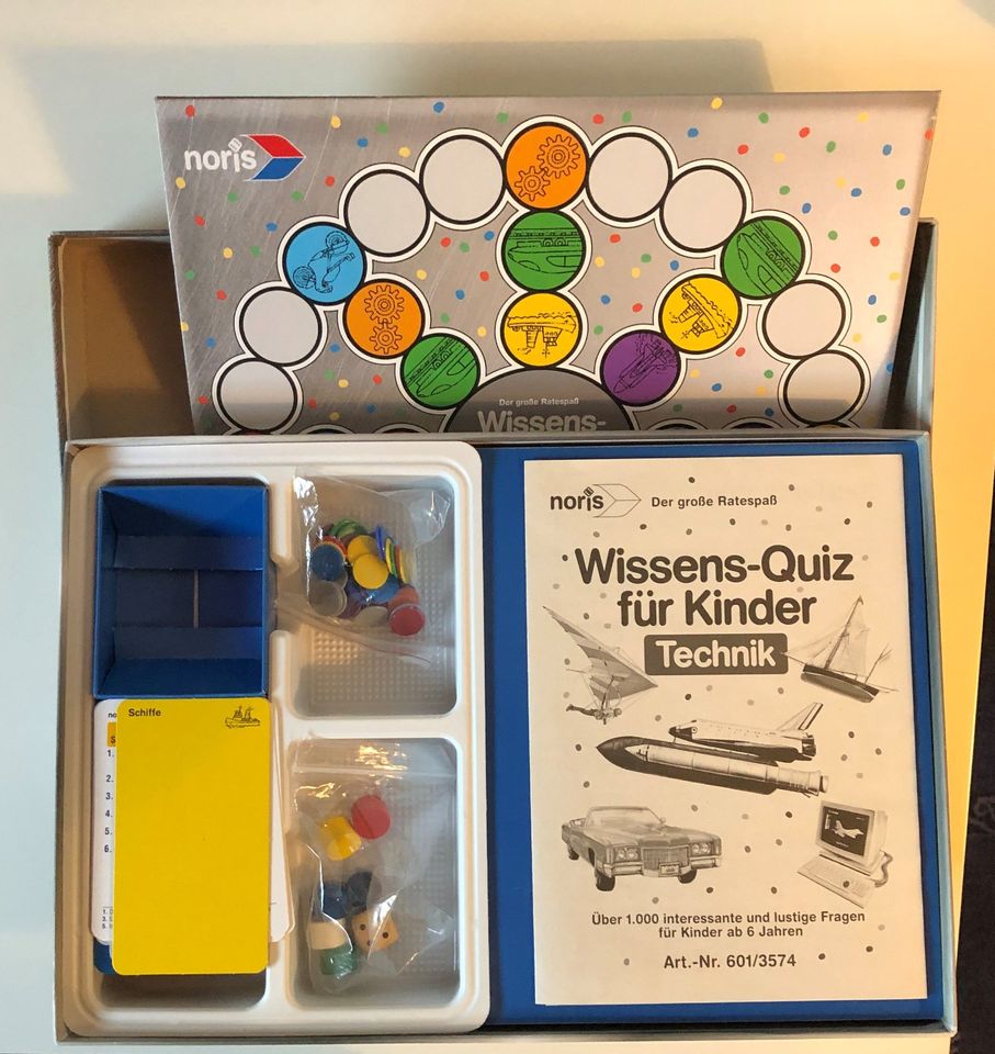 Spiel Wissensquiz für Kinder - Technik, Noris Spiele in Köln