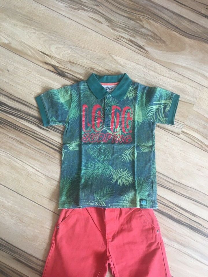 Hose mit Polo Shirt Jungen Größe 4Jahre ca. 104/110 in Korschenbroich