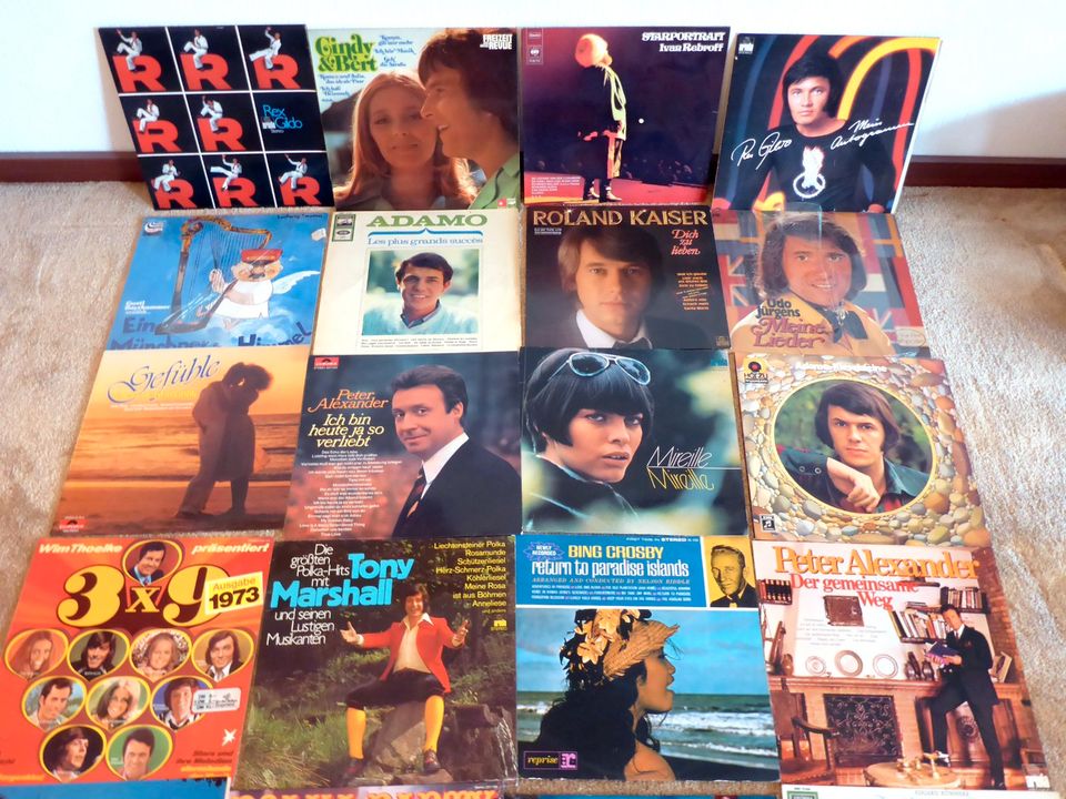 Pop Rock Schlager Schallplatten LP Vinyl Sammlung über 145 Stück in Essen