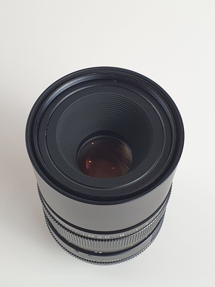 Leica Leitz Macro Elmar-R 100 mm f4 Objektiv + Kappen & Tasche in Hannover