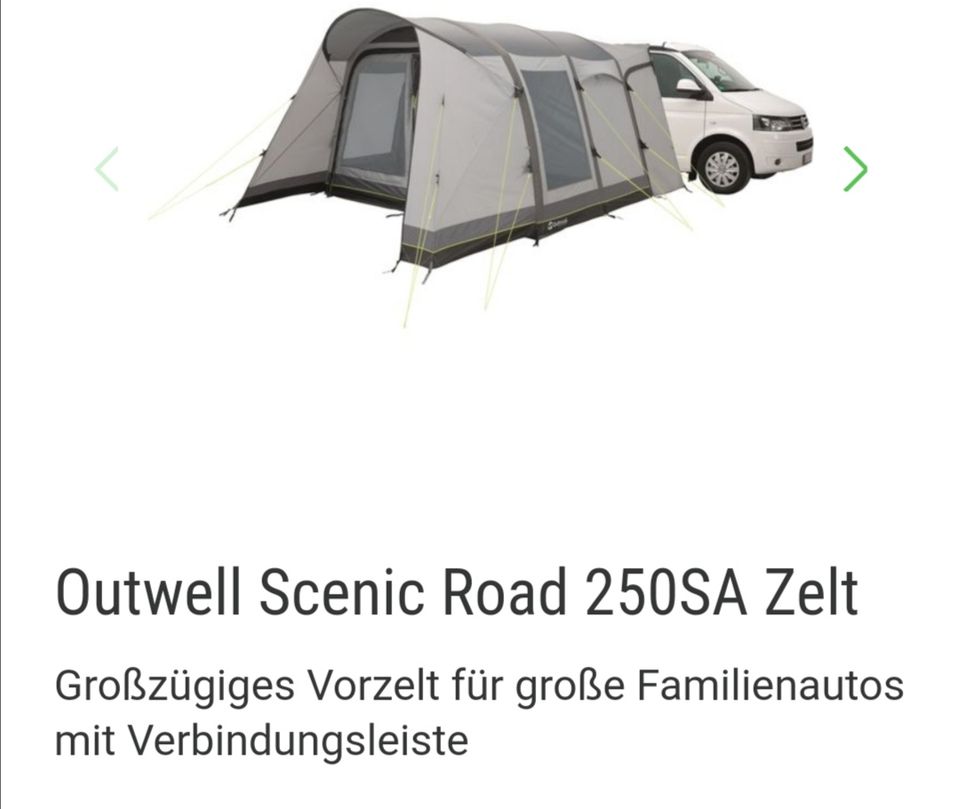 Outwell Scenic Road 250SA freisteh. Vorzelt / Zelt + Innenzelt in Aichtal
