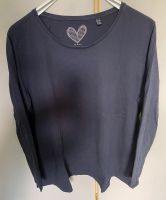 Shirt - Ulla Popken, Rundhals, blau, Größe 50/52 Berlin - Charlottenburg Vorschau