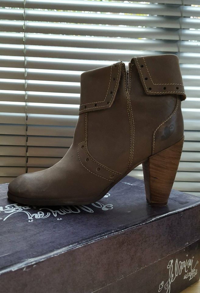 *FELMINI* ital. Echt Leder Stiefelette Taupe 39 NP139€ TOP! in Ingolstadt