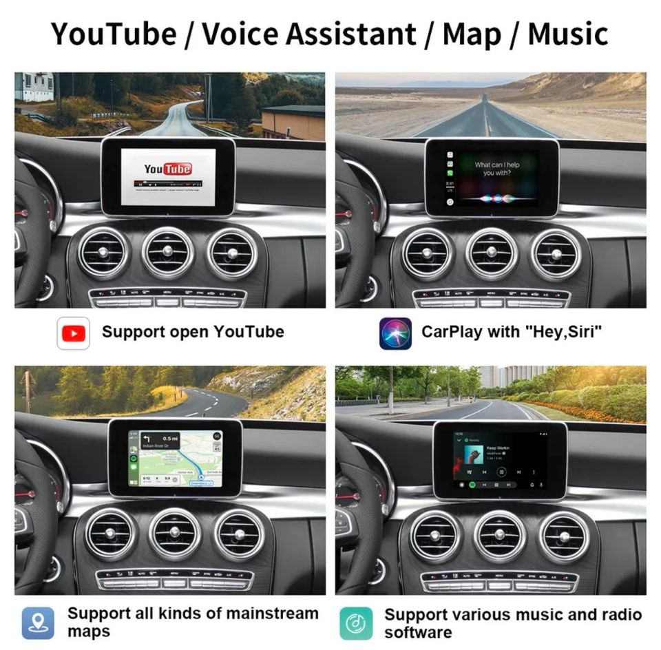 Wireless Carplay Android Auto Interface für Benz C Klasse w205 in Herne