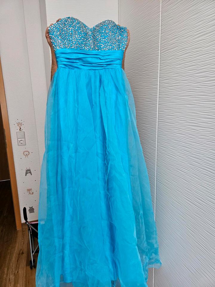 Abendkleid, Kleid, Paillettenkleid, blaues Kleid, langes Kleid in Reutlingen