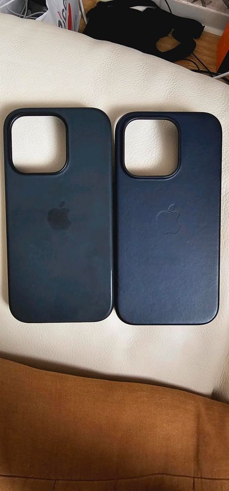 Orginal Apple Silicon und Leder case für iPhone 14 Pro u. Max in Rostock