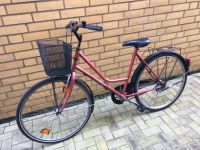 Fahrrad Damen Herren Rot mit Korb Niedersachsen - Stadthagen Vorschau