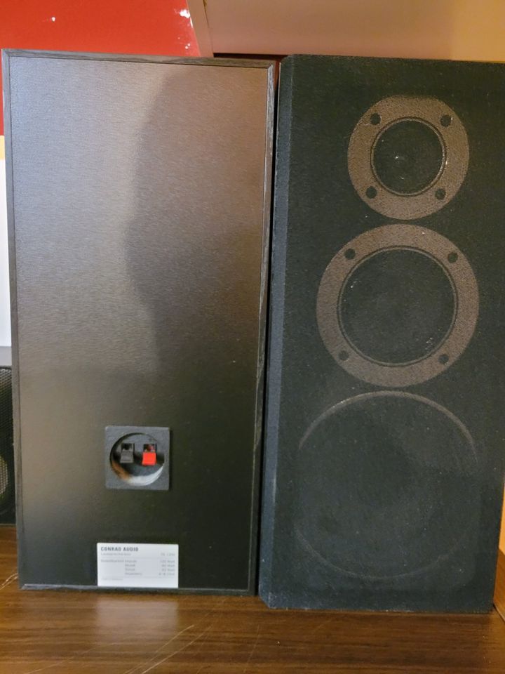 Conrad Audio Soundboxen (2 Stück) schwarz in Bergheim