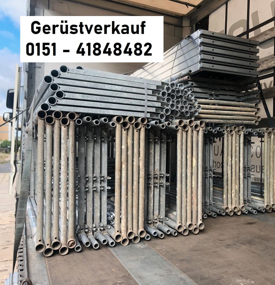 60m2 gebraucht Gerüst Verkauf 50m2 75m2 100m2 Baugerüst in Falkenberg/Elster