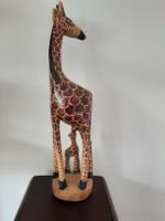 Holzfigur Giraffe mit Jungtier, Kunsthandwerk Afrika Rheinland-Pfalz - Ingelheim am Rhein Vorschau