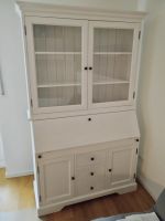 Sekretär Schreibschrank weiß Massivholz Vintage Landhausstil München - Au-Haidhausen Vorschau