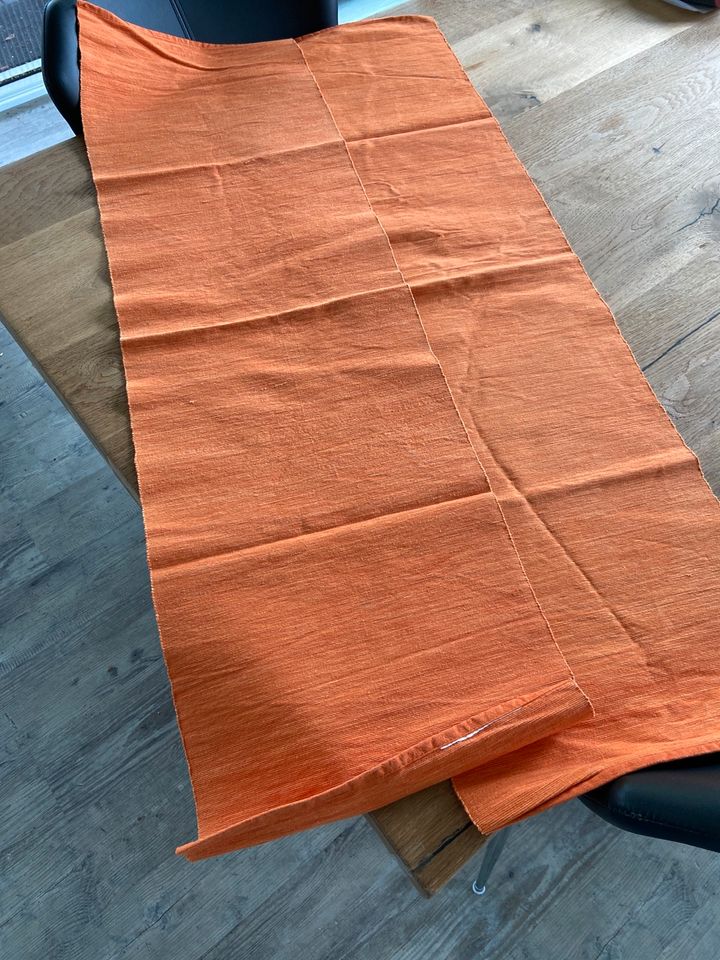 2 Tischläufer orange 115x34cm Mitteldecke Tisch in Neuenkirchen