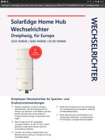 Solaredge Speicherpaket SE 8K Rwb mit 9,2 Kw Speicher und Notstrom Nordrhein-Westfalen - Hilchenbach Vorschau