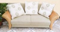 Sofa Couch 2 Sitzer mit Rattankorpus Dresden - Seevorstadt-Ost/Großer Garten Vorschau